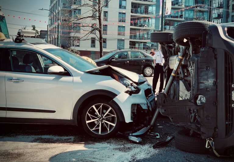 in a car accident
